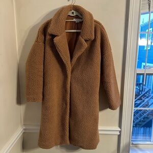 Cozy Brown Teddy Coat
